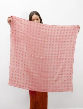 Muga Silk Off-Cuts Scarf Blush