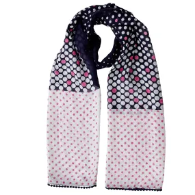 Neck Scarf Carlisle Polka Dot with Lace