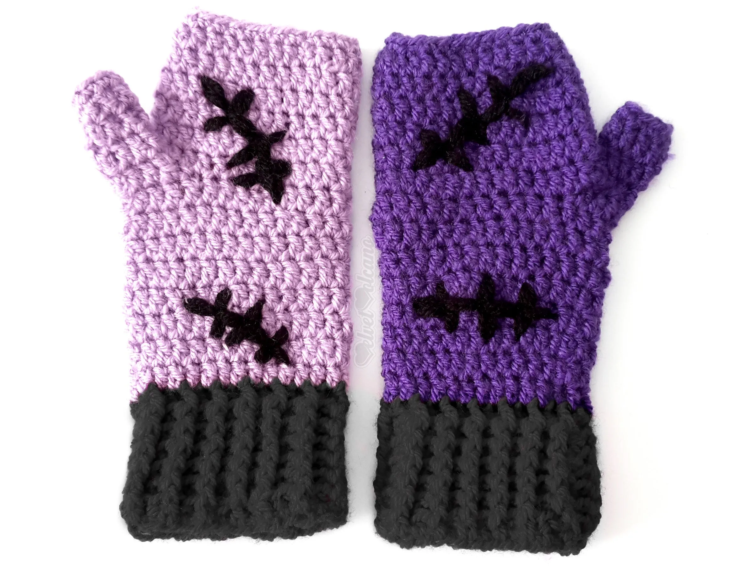 NecroKitty Fingerless Gloves