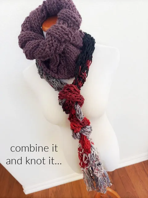 NEW! Ribbon inspired cowl