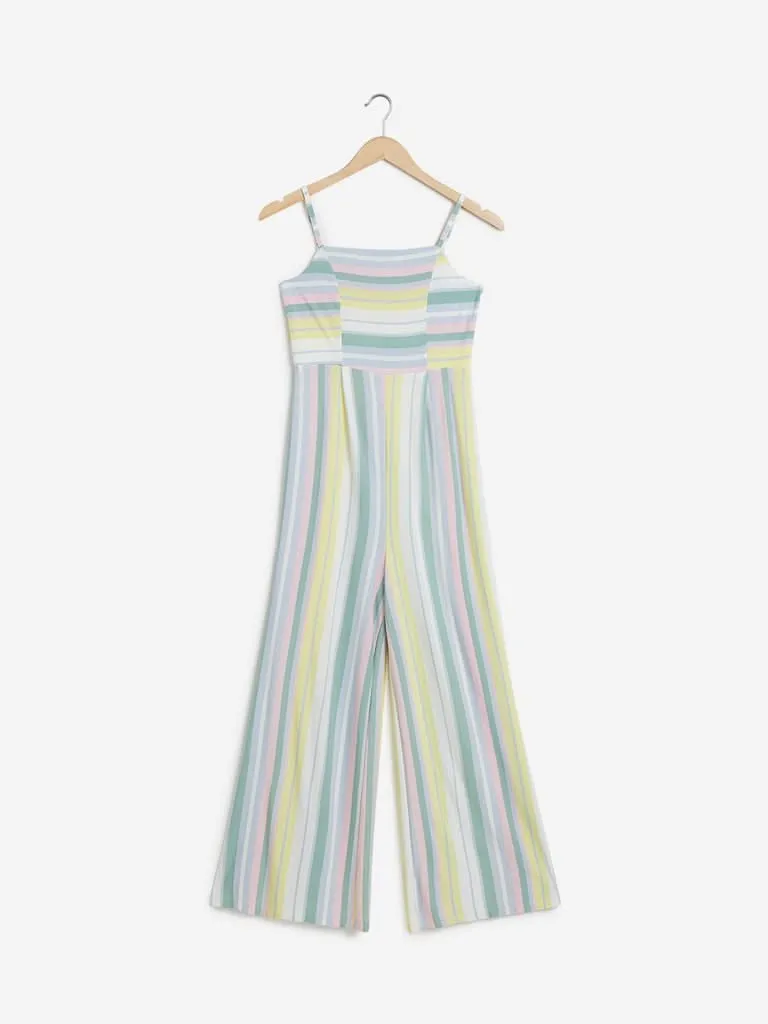 Nuon Multicolour Striped Nalinska Jumpsuit