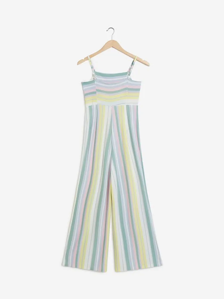 Nuon Multicolour Striped Nalinska Jumpsuit