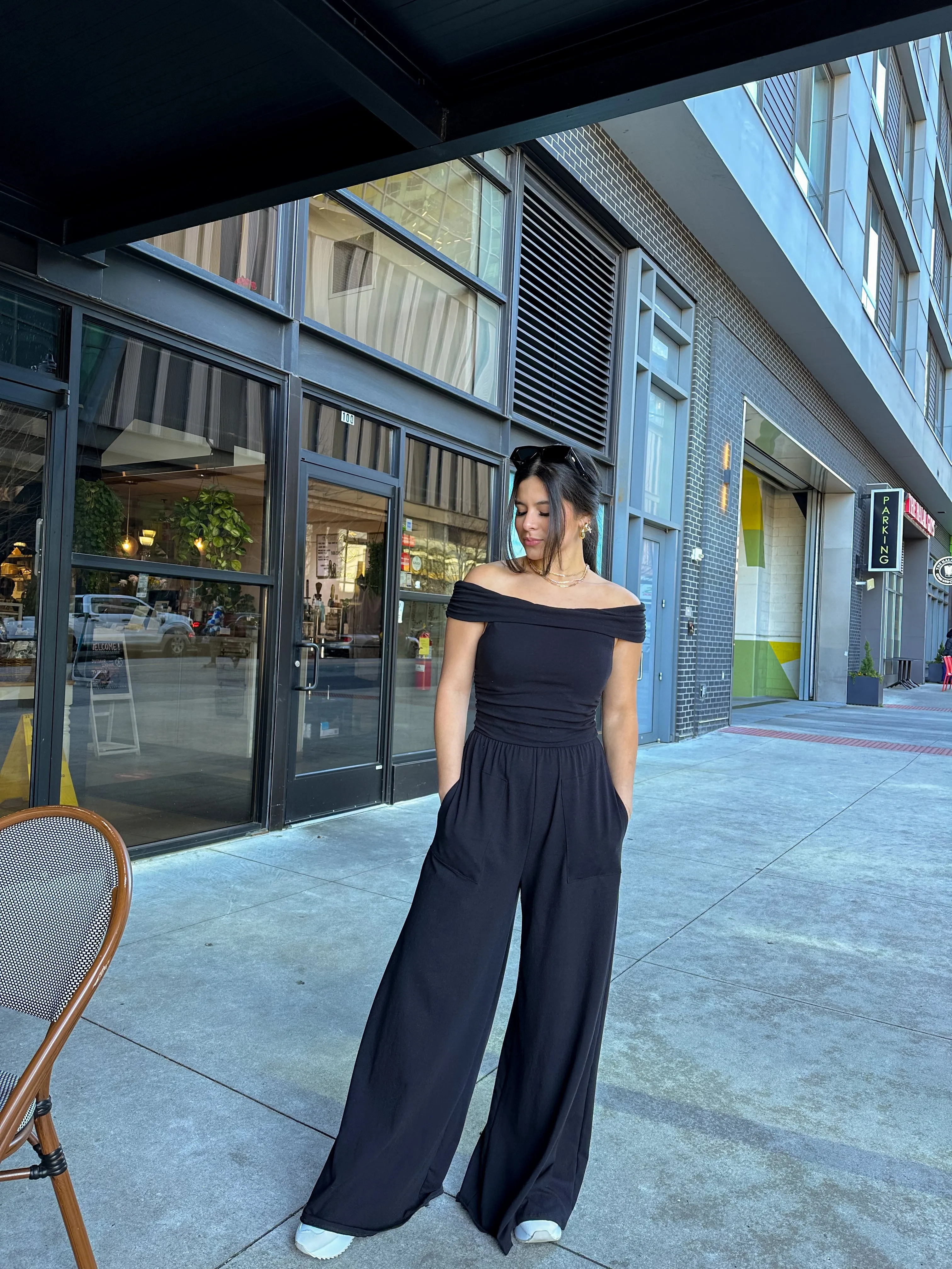 On-The-Go Black Jumpsuit