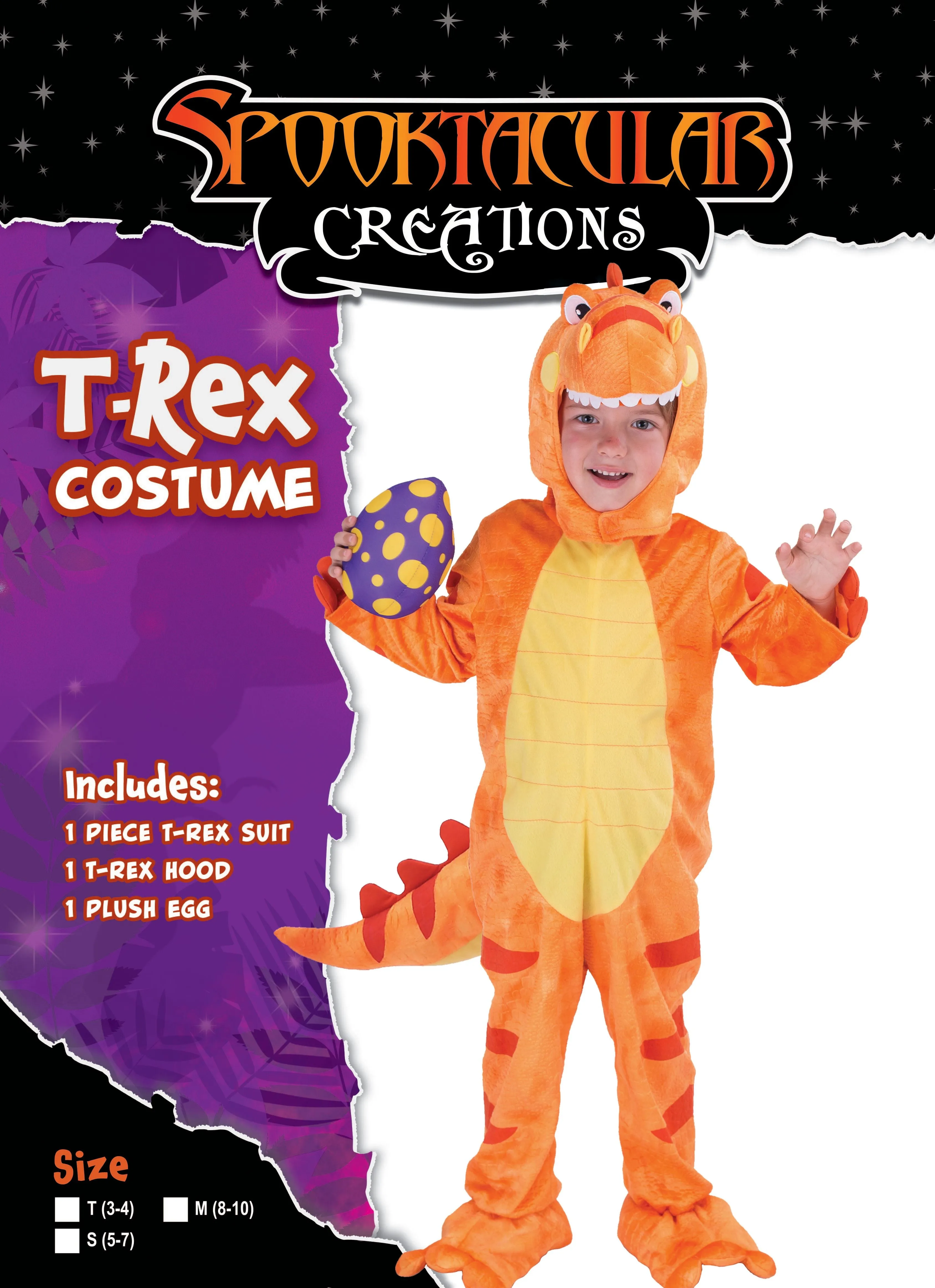 Orange T-Rex Costume - Child