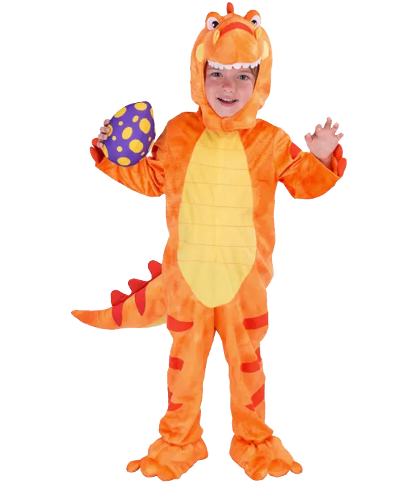 Orange T-Rex Costume - Child