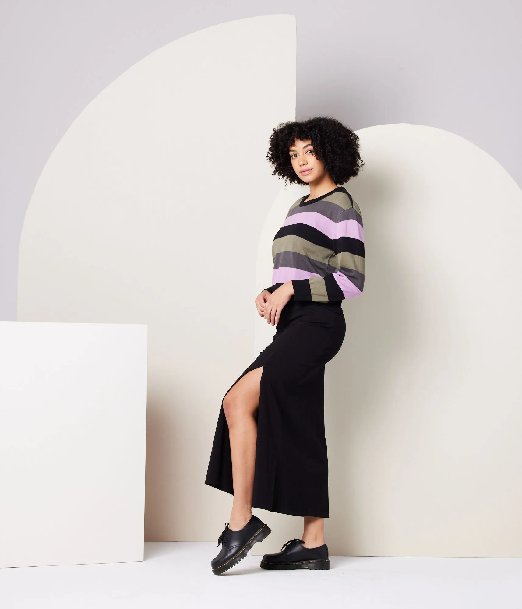 Palmer Sweater in Martini Stripe