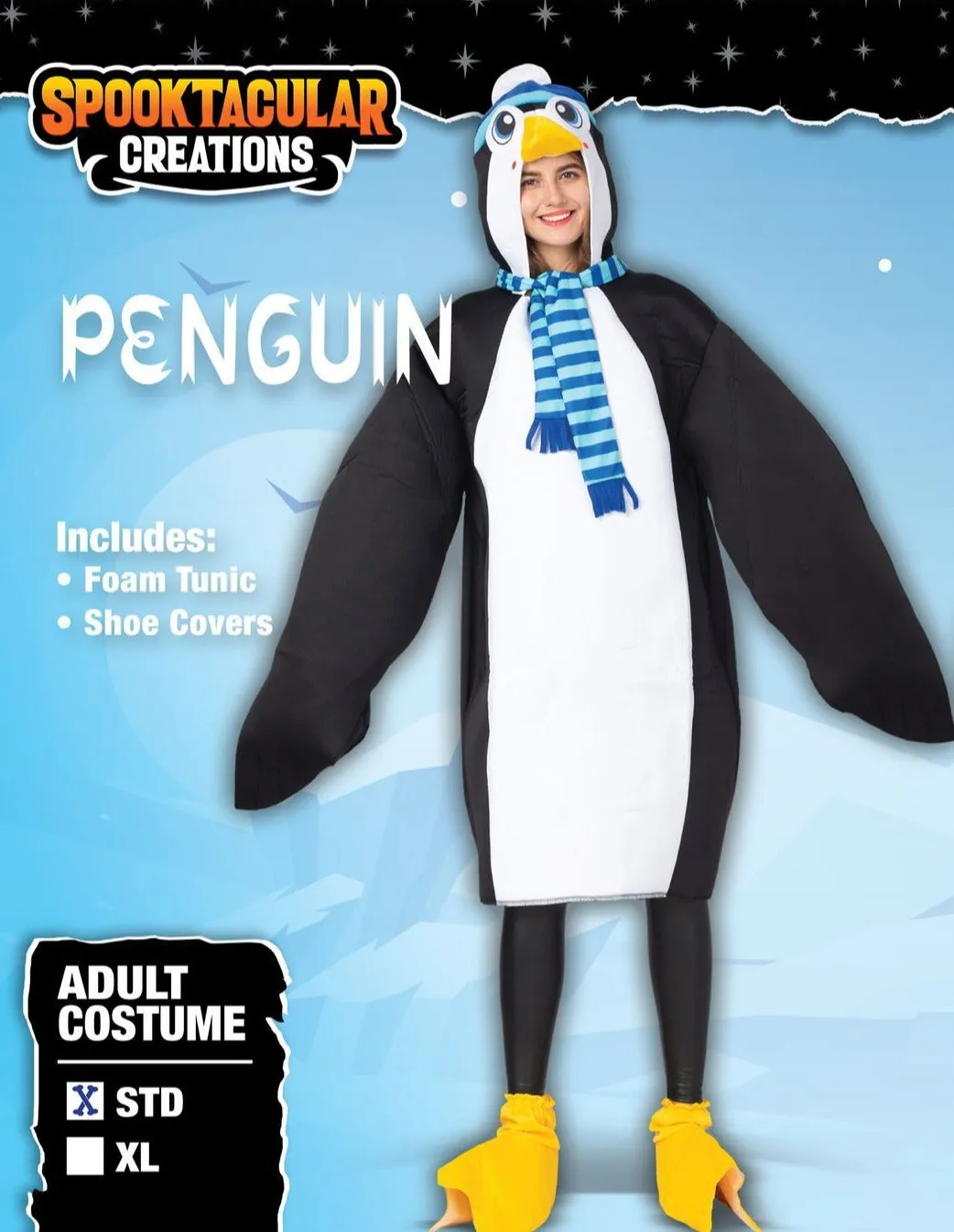 Penguin Animal jumpsuit Pajama Costume - Adult