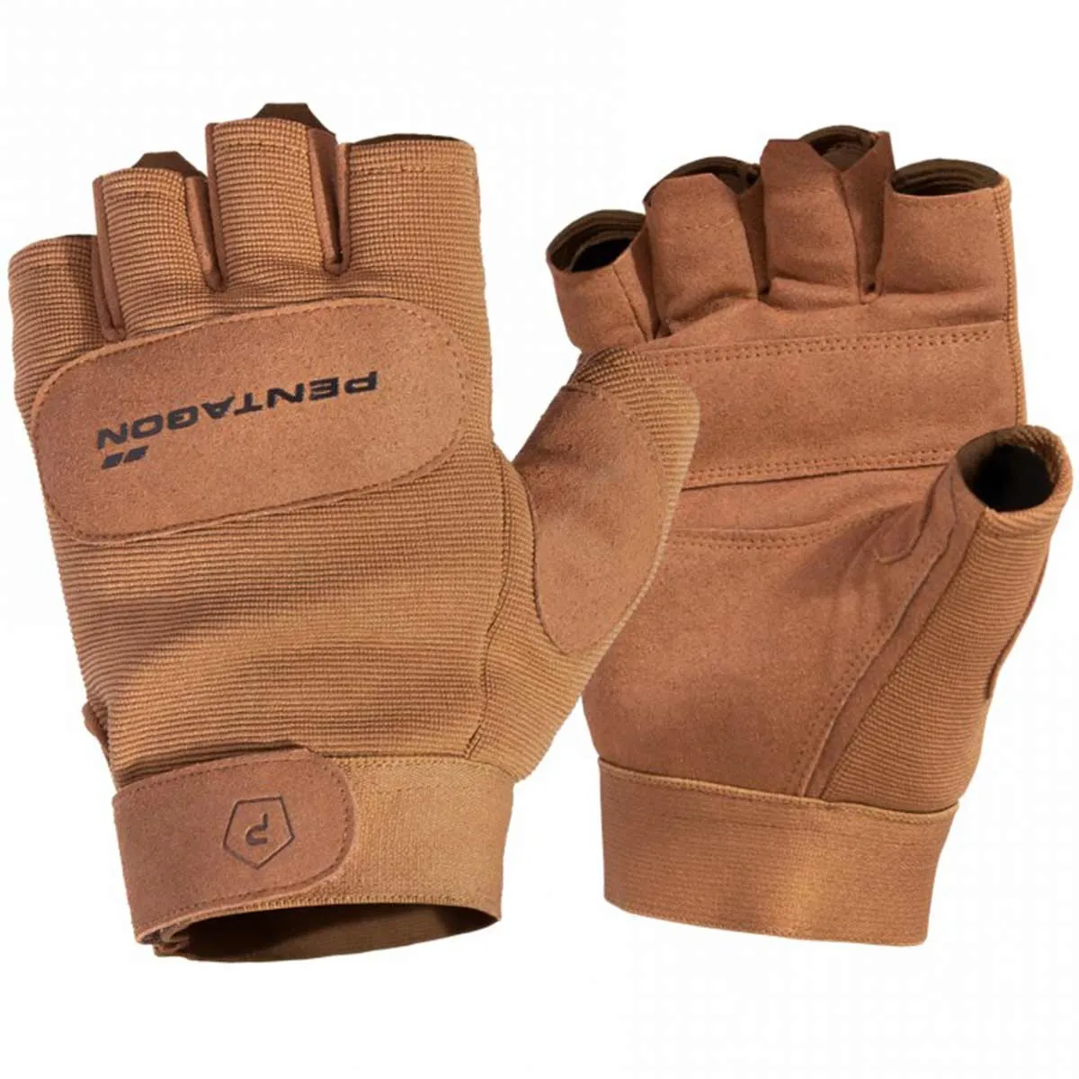 Pentagon Fingerless Duty Mechanic Gloves Coyote