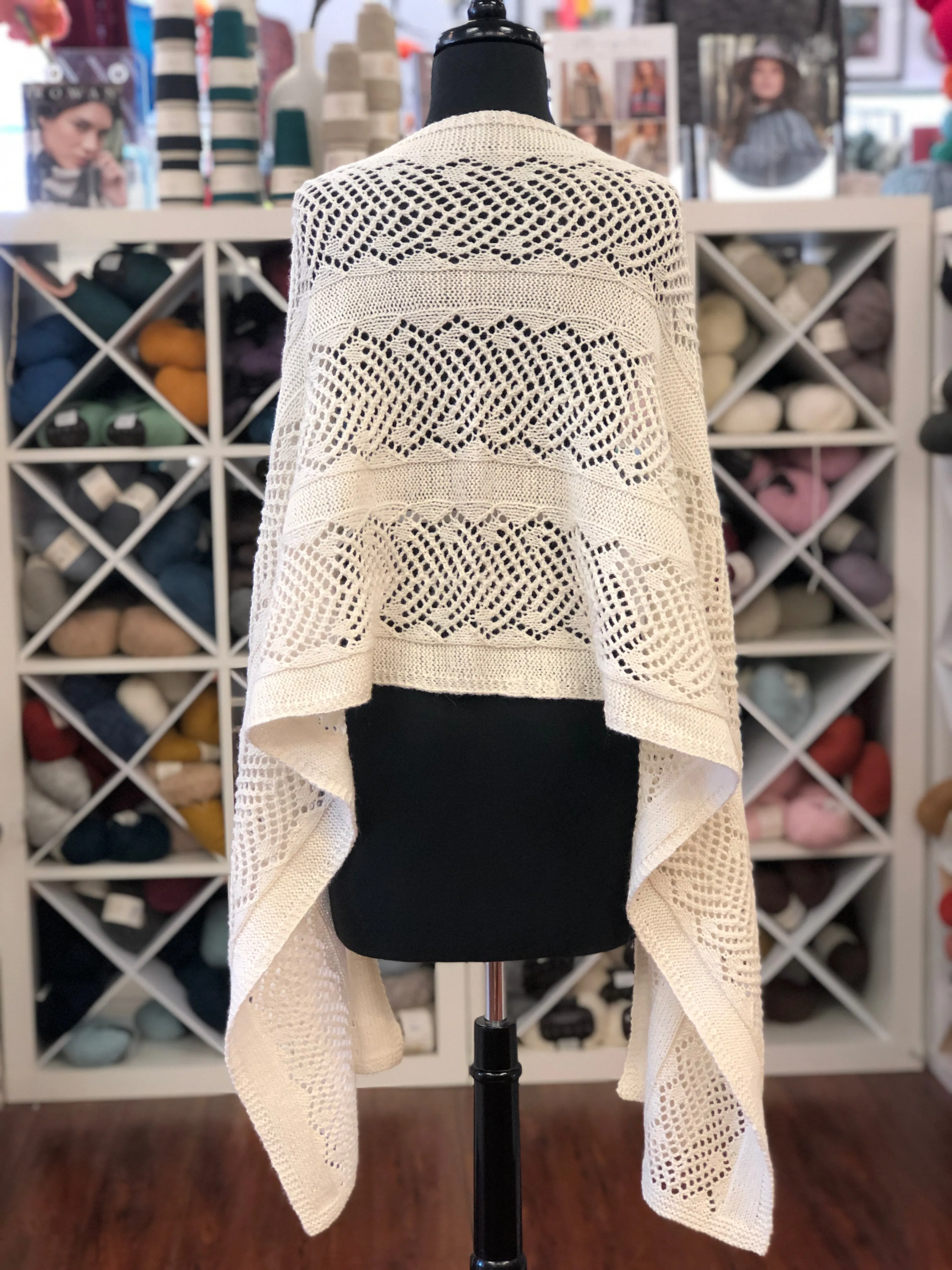 Phillips Shawl Wrap Knitting Pattern Download