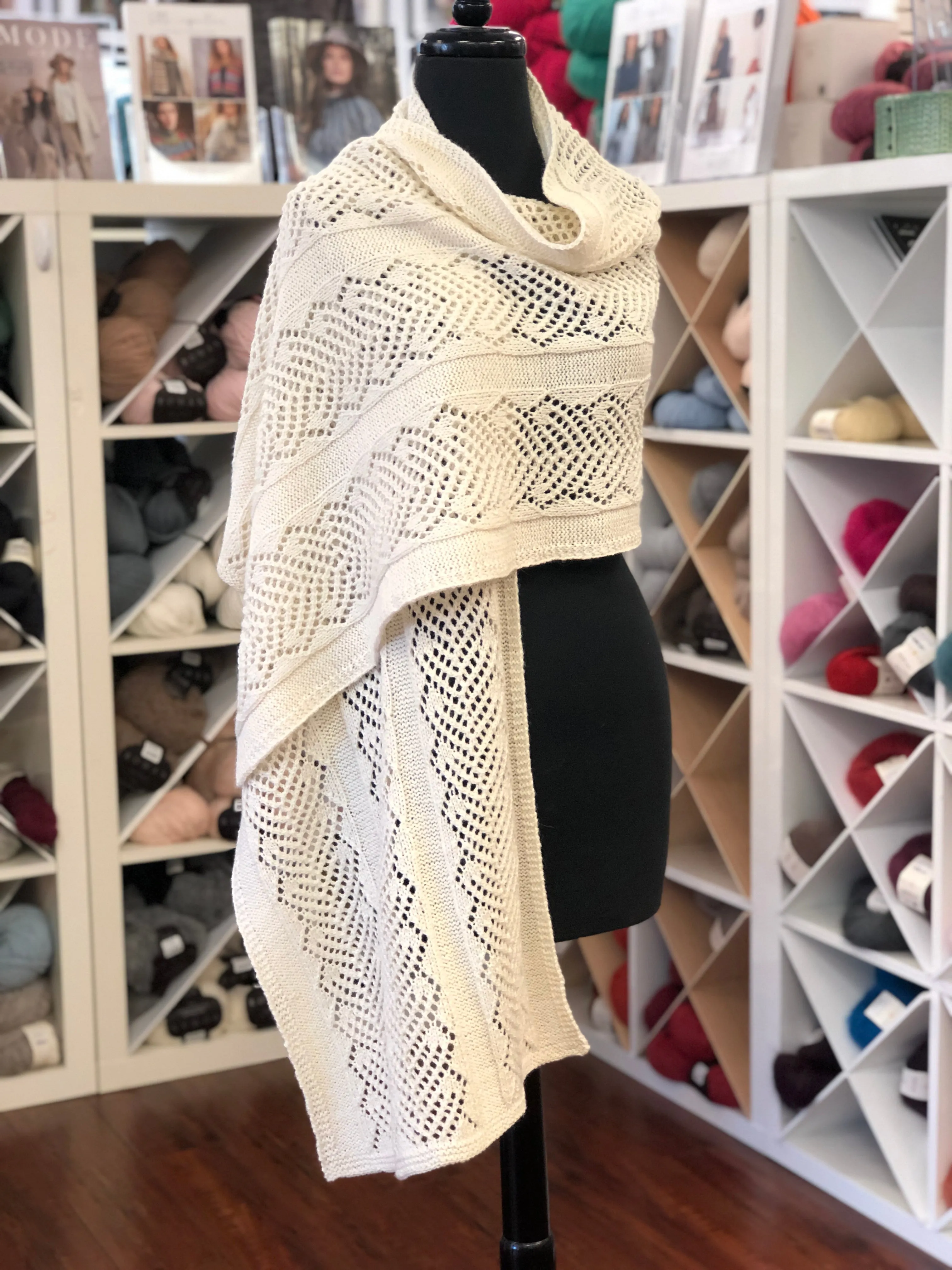 Phillips Shawl Wrap Knitting Pattern Download