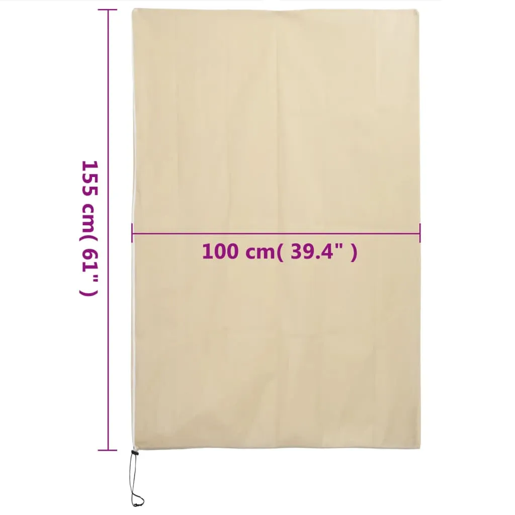 Plant Fleece Covers with Zip 10 pcs 70 g/m² 1x1.55 m