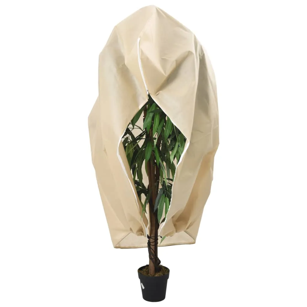 Plant Fleece Covers with Zip 10 pcs 70 g/m² 1x1.55 m