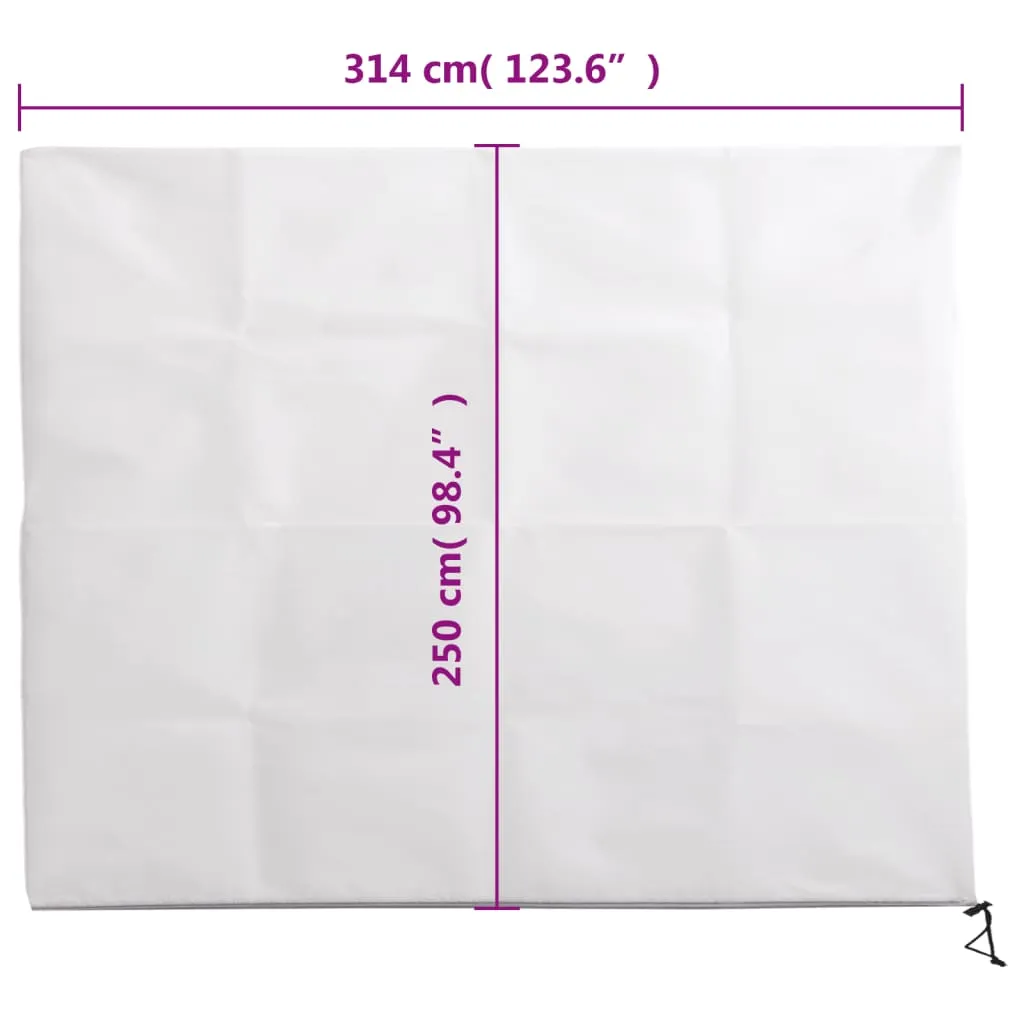 Plant Fleece Covers with Zip 10 pcs 70 g/m² 3.14x2.5 m