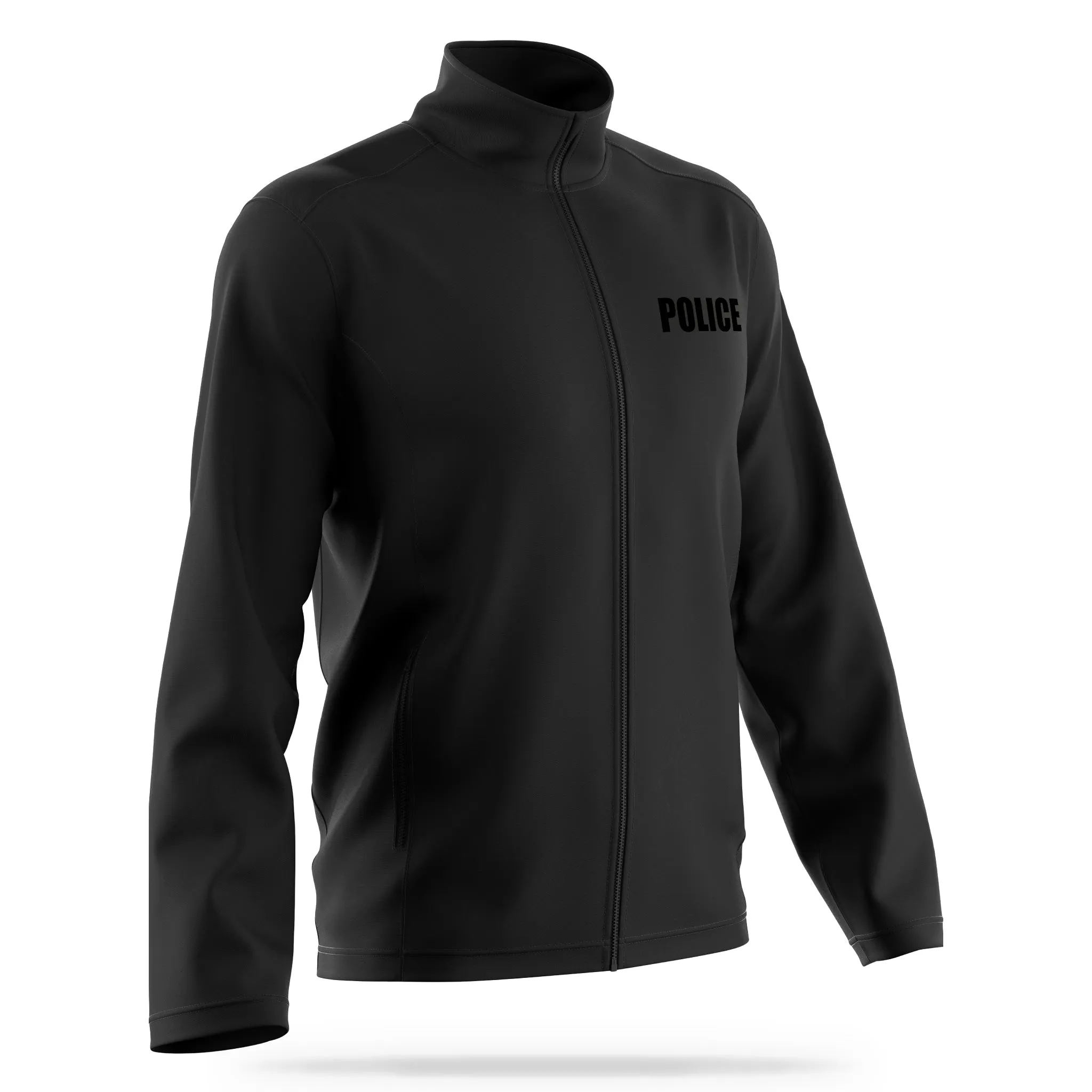 [POLICE] Soft Shell Jacket [BLK/BLK]