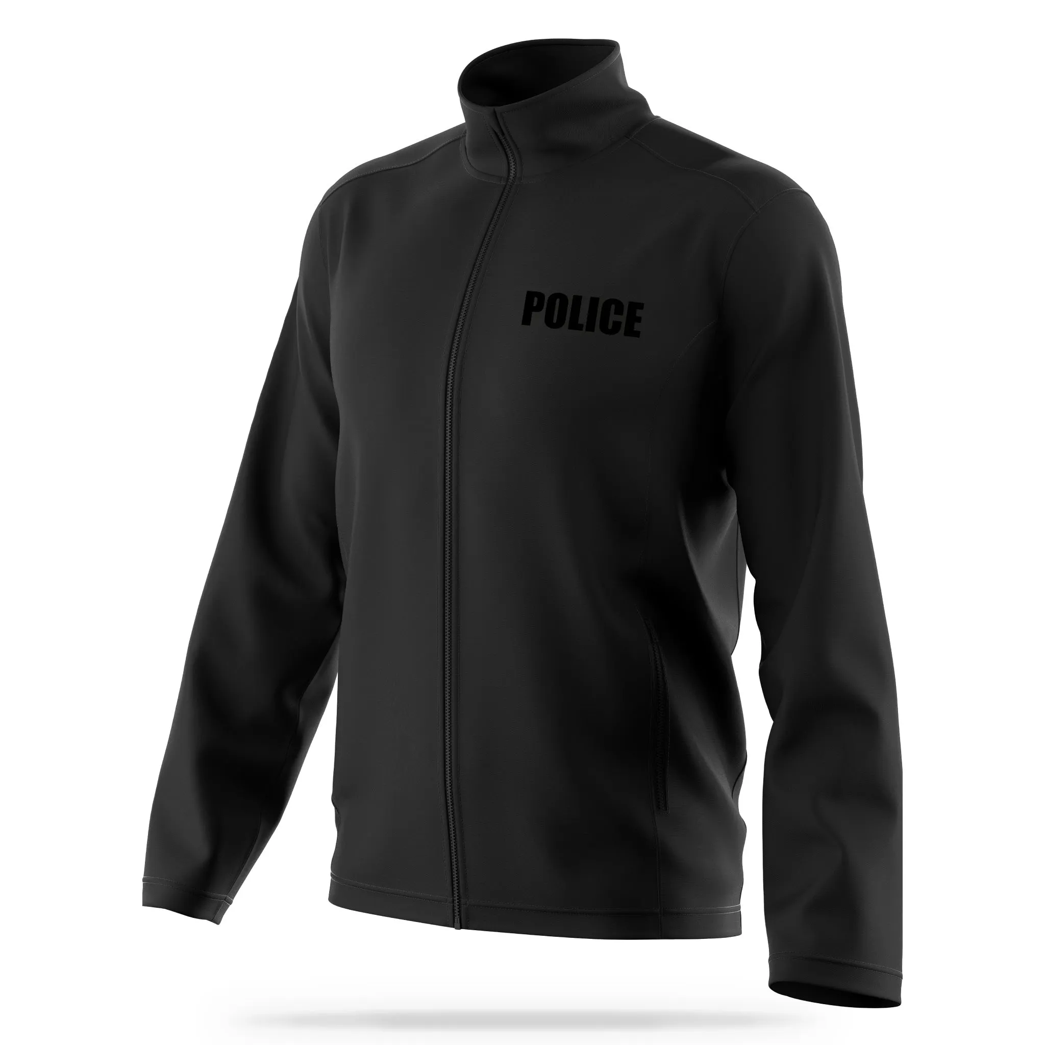 [POLICE] Soft Shell Jacket [BLK/BLK]