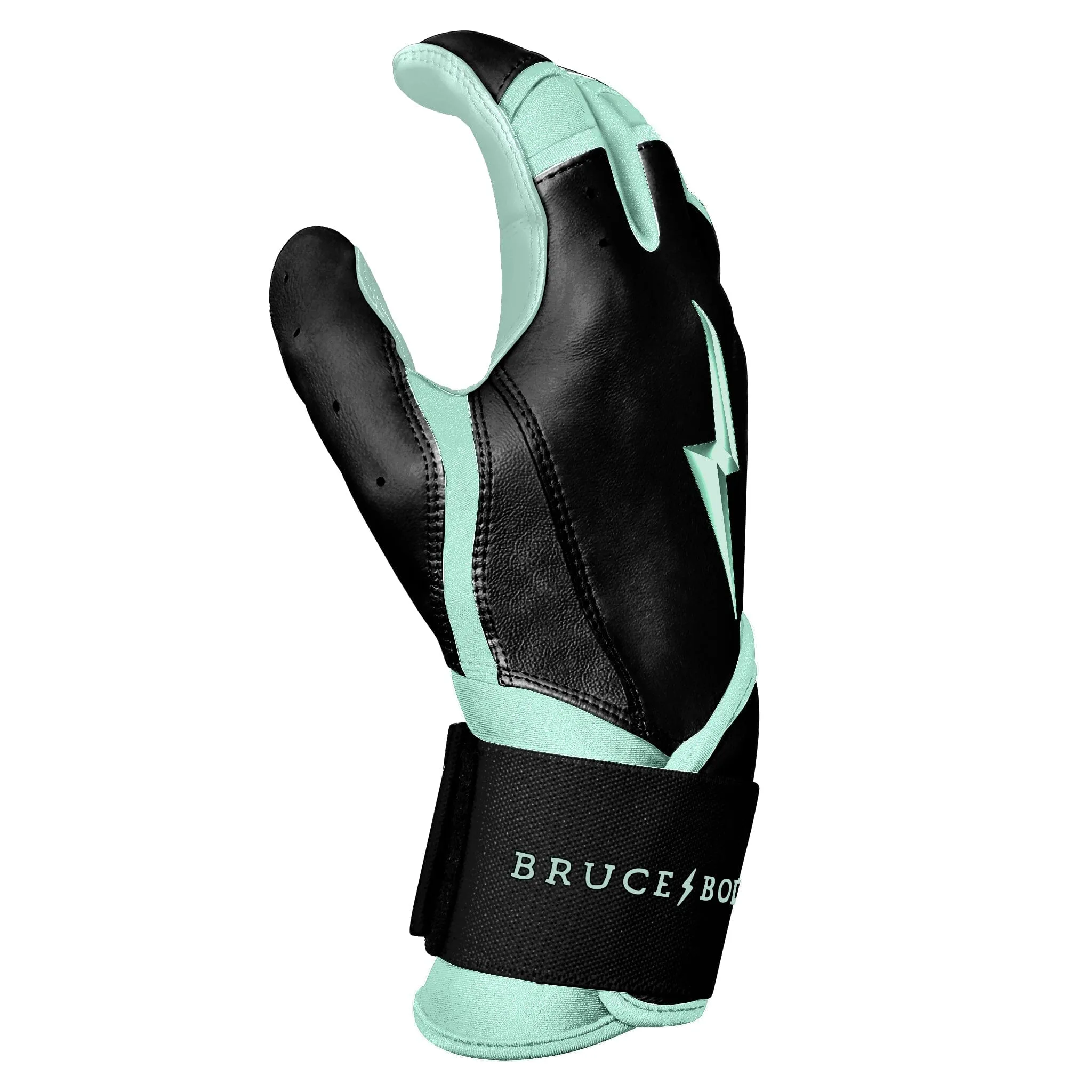 PREMIUM PRO BADER Series Long Cuff Batting Gloves | BLACK