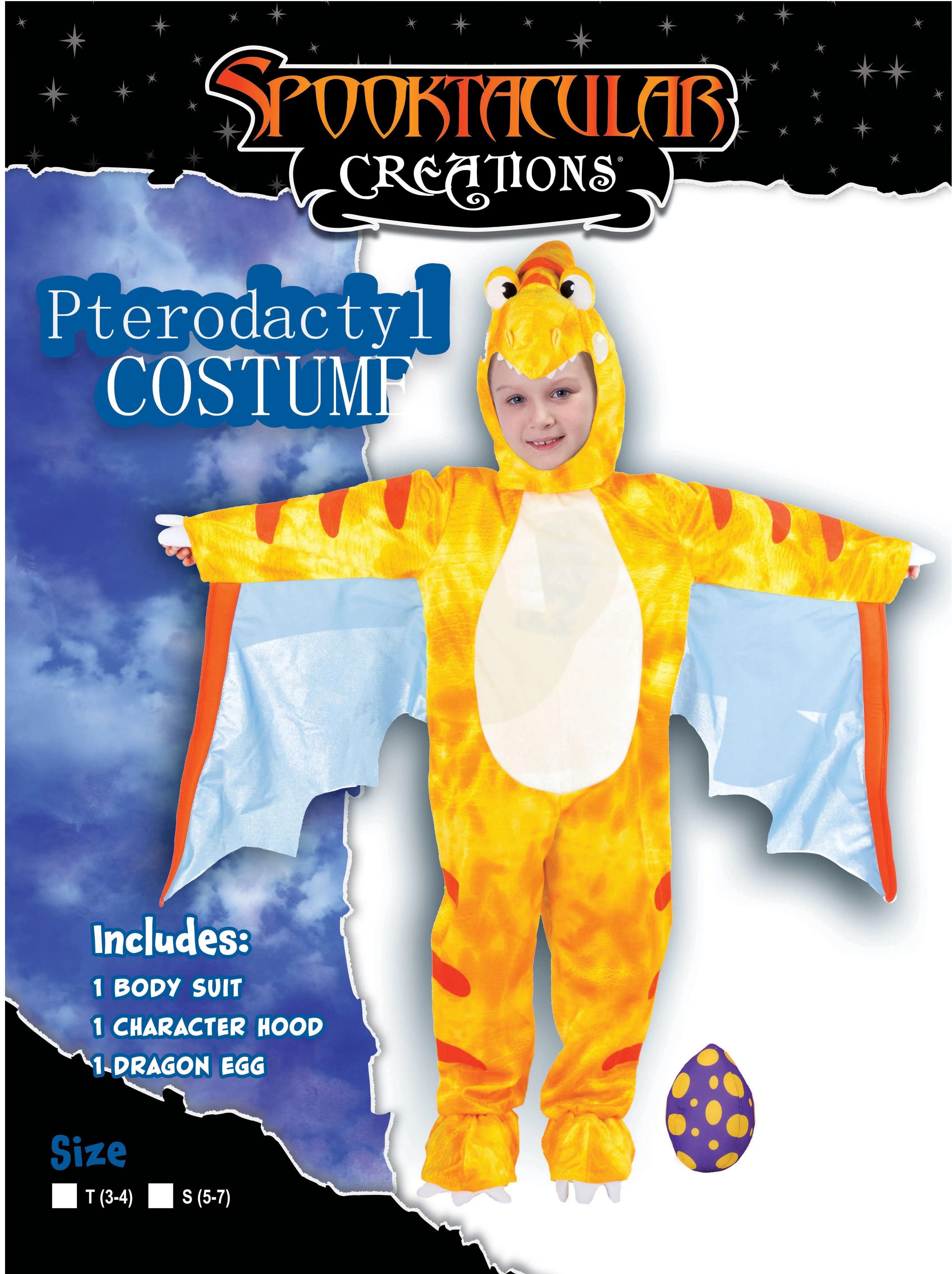 Pterodactyl Dinosaur Costume Deluxe Cosplay Set