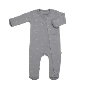 Red Caribou Babies Zipper Jumpsuit