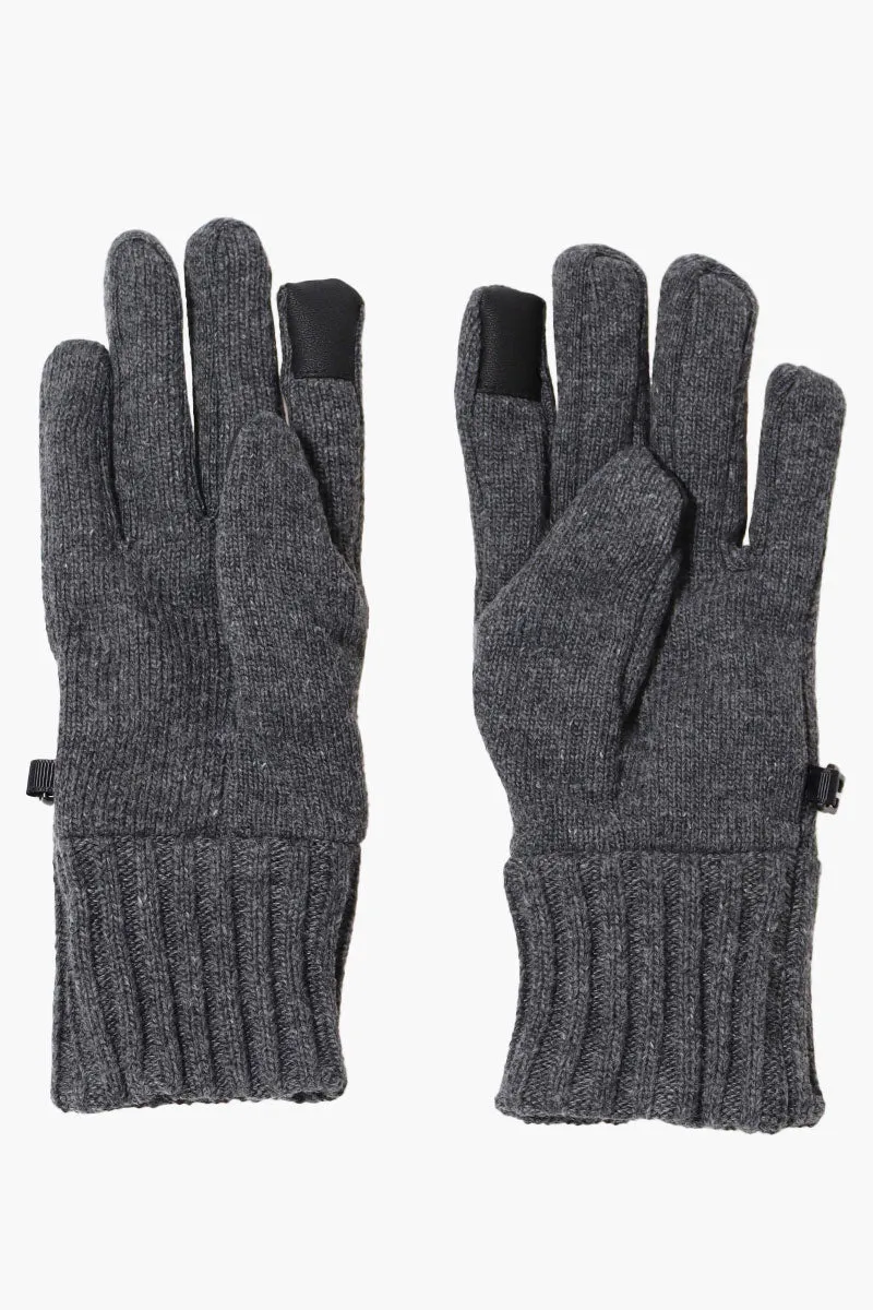 Reebok Ribbed Touch Screen Gloves - Grey