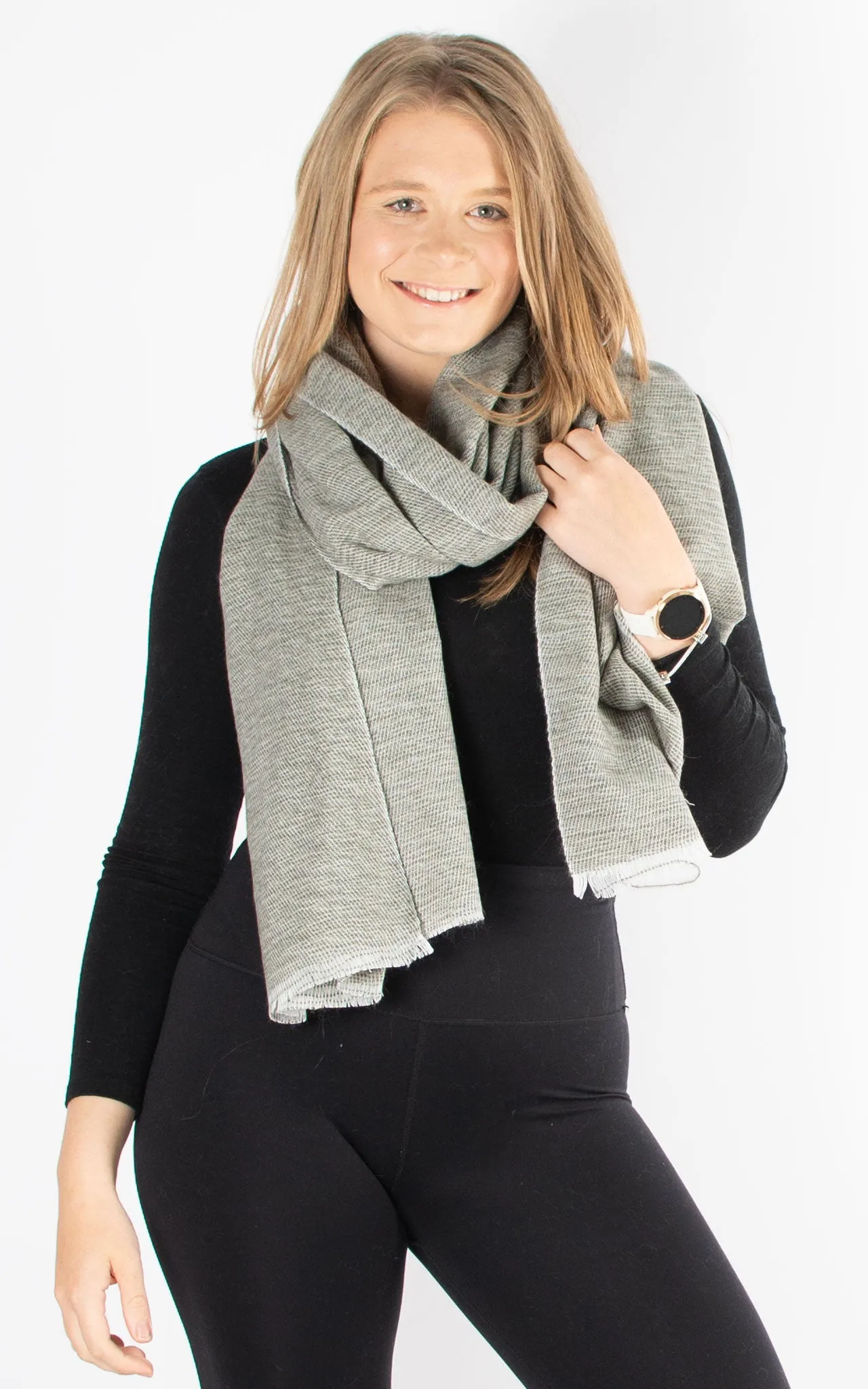 Scarf | Fine Knit | Grey