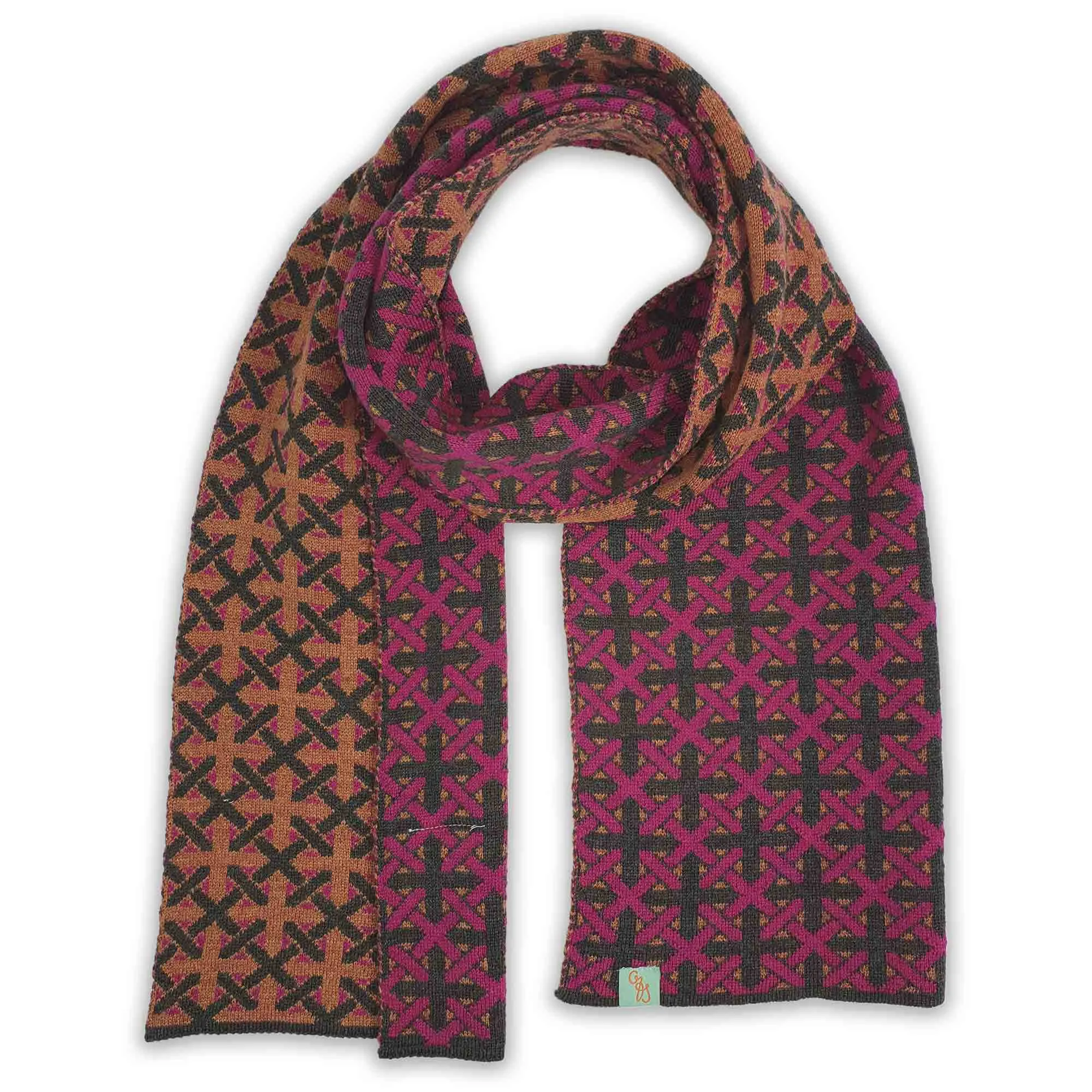 SCARVES - CLICKETY CLACK - EXTRA FINE MERINO WOOL