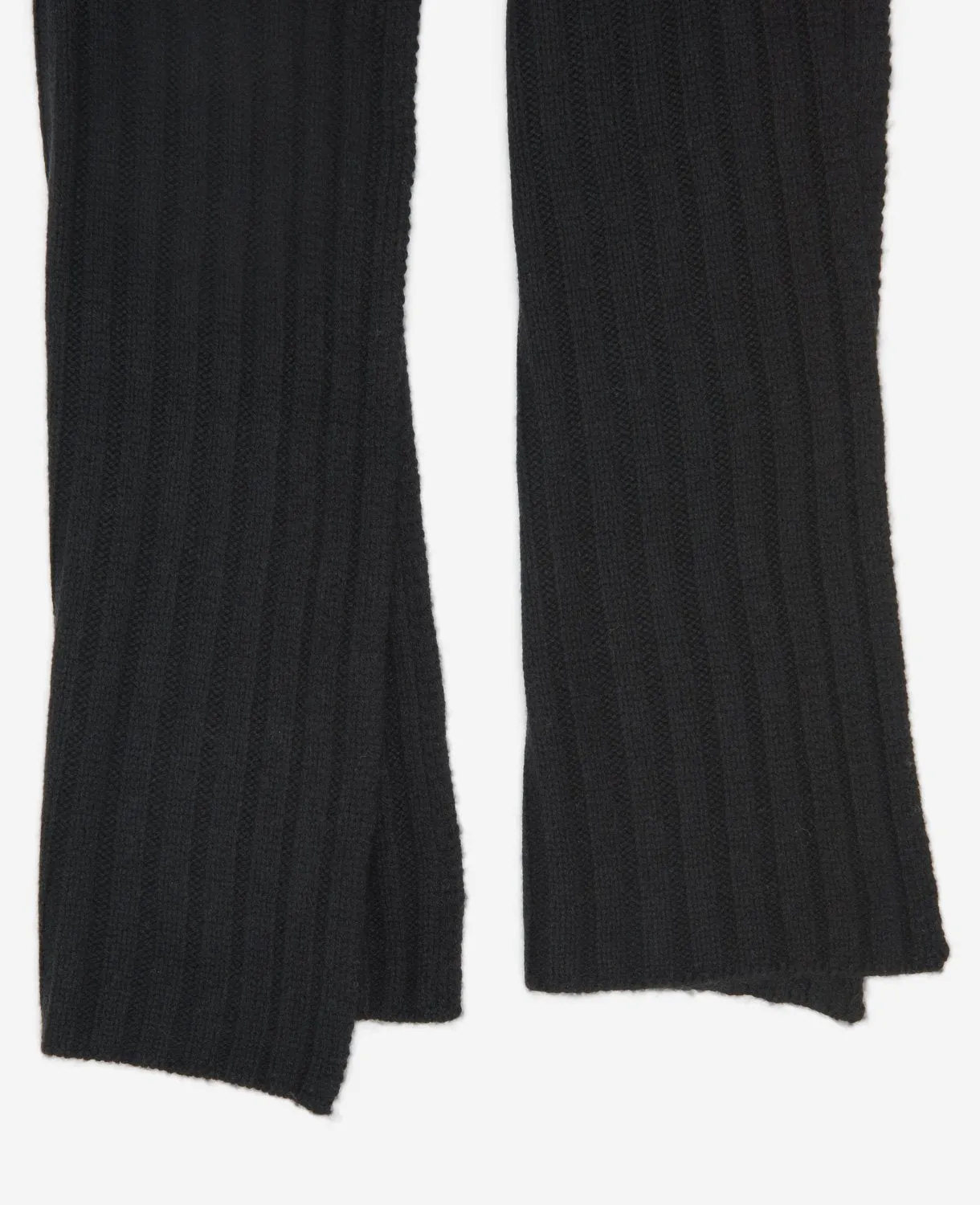 Site Exclusive! Rib Knit Wool Cashmere Scarf