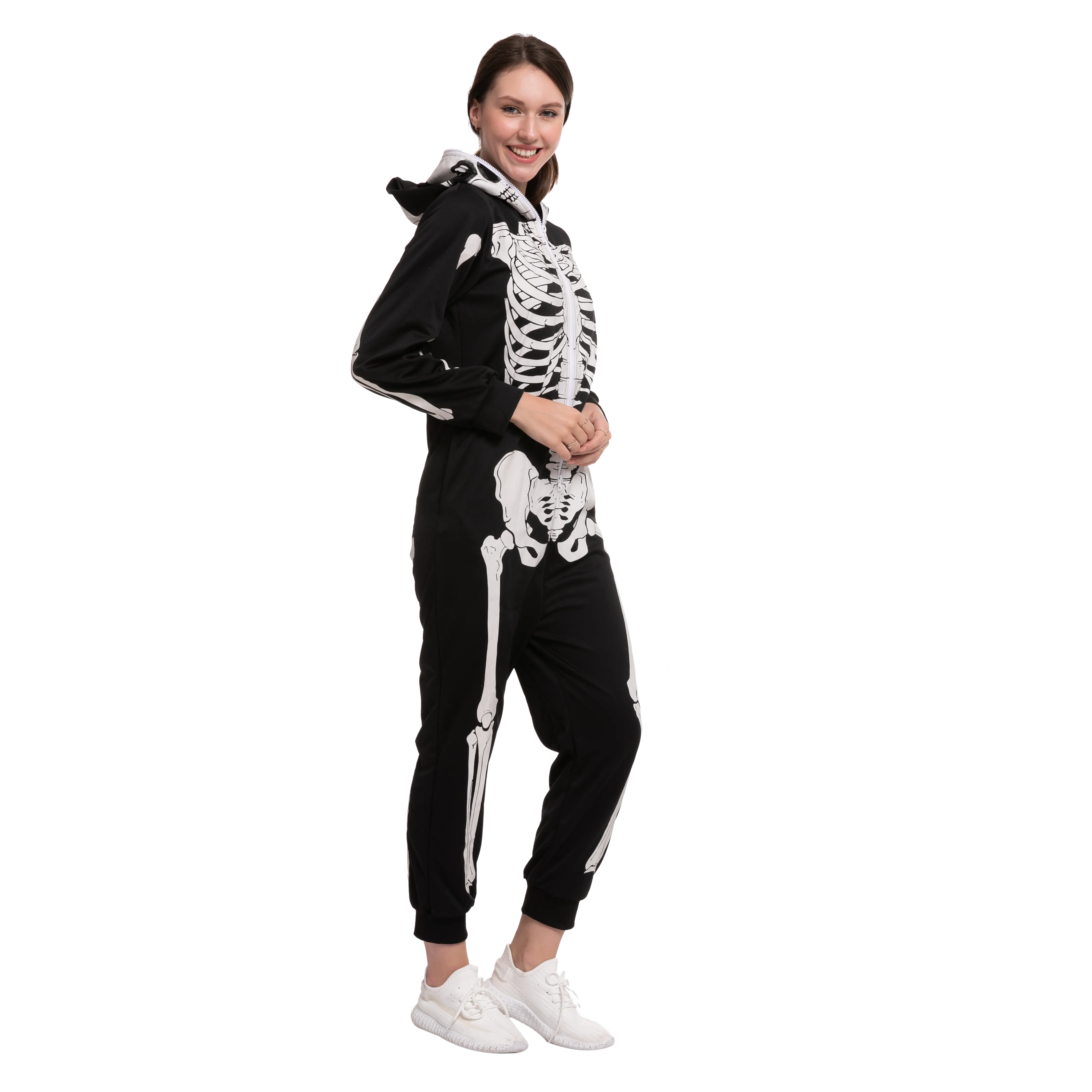 Skeleton Glow in the Dark jumpsuit for Women