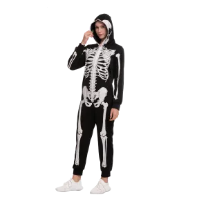 Skeleton Glow in the Dark jumpsuit for Women