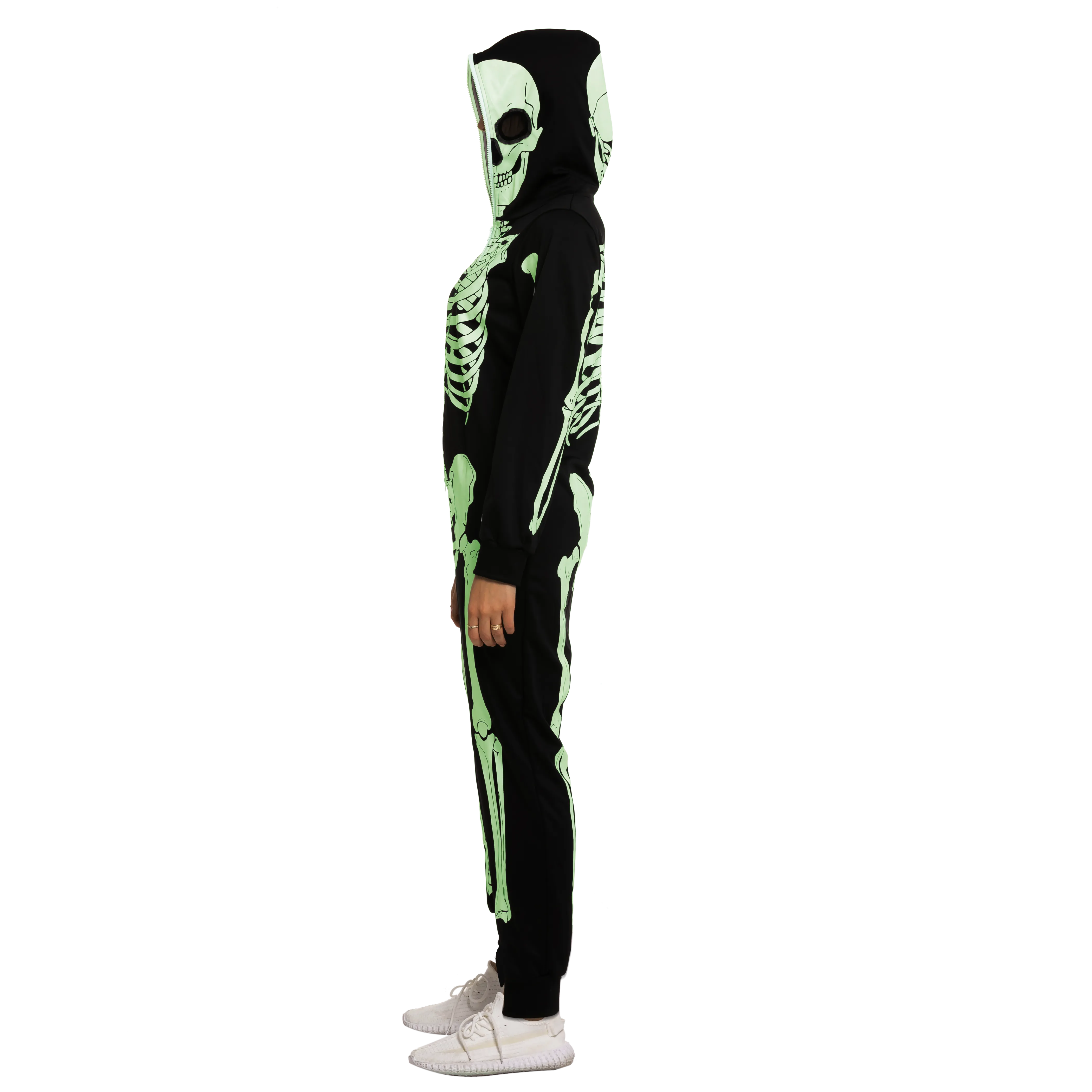 Skeleton Glow in the Dark jumpsuit for Women