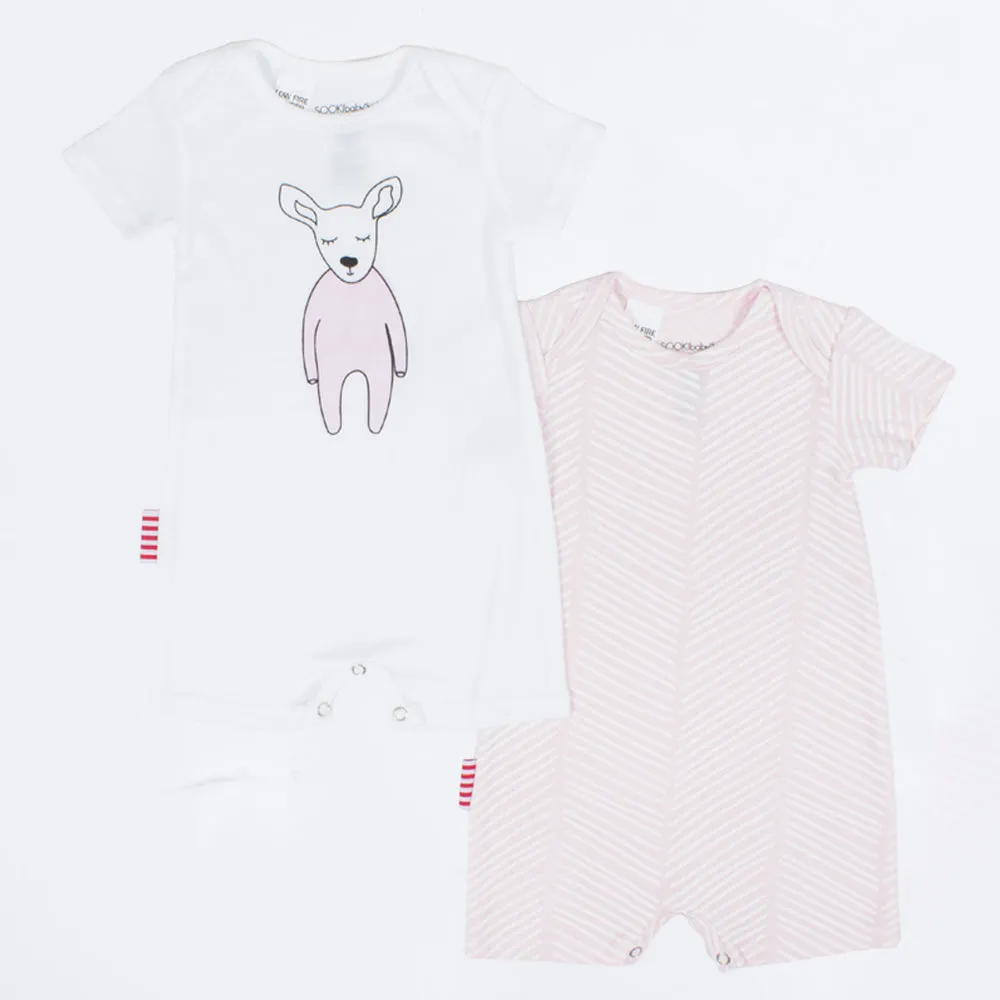 SOOKI Baby 2pc Oh Deer Playsuit