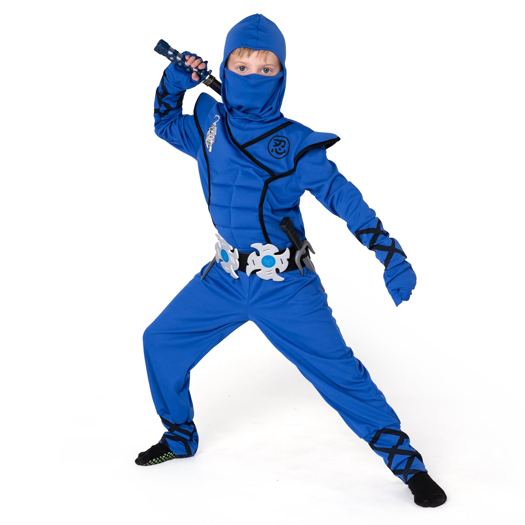 Spooktacular Creations-Blue Ninja Halloween Costume for Kids