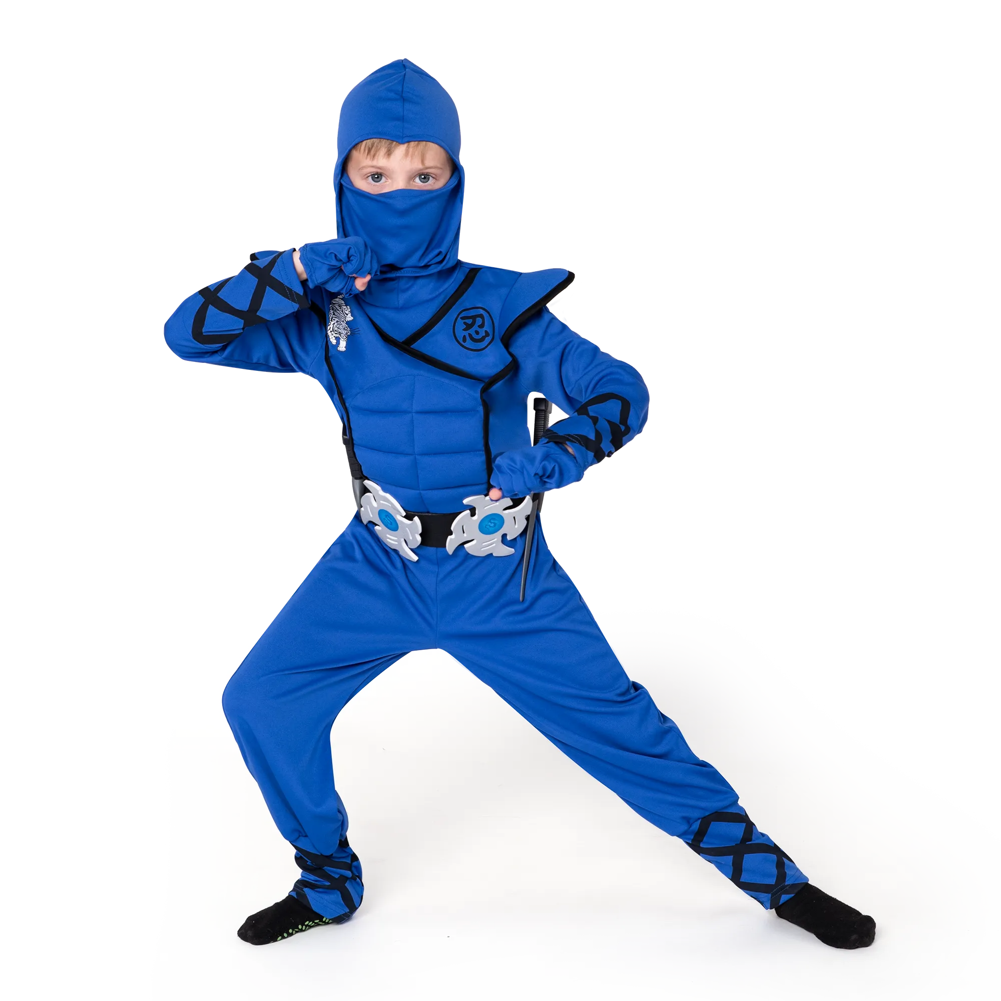 Spooktacular Creations-Blue Ninja Halloween Costume for Kids