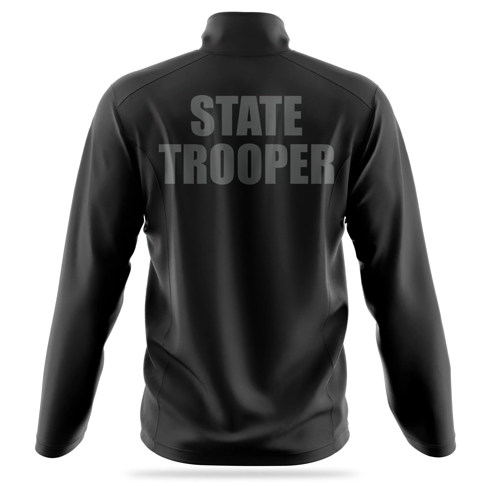 [STATE TROOPER] Soft Shell Jacket [BLK/GRY]