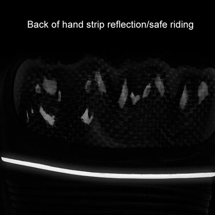 SULAITE Motorcycle Sheepskin Carbon Fiber Breathable Half-finger Riding Gloves, Size: XXL(Black)