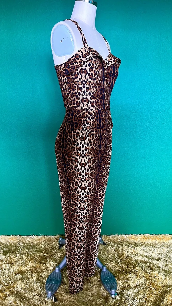 Sumatra Leopard Print Catsuit by Rebel Love