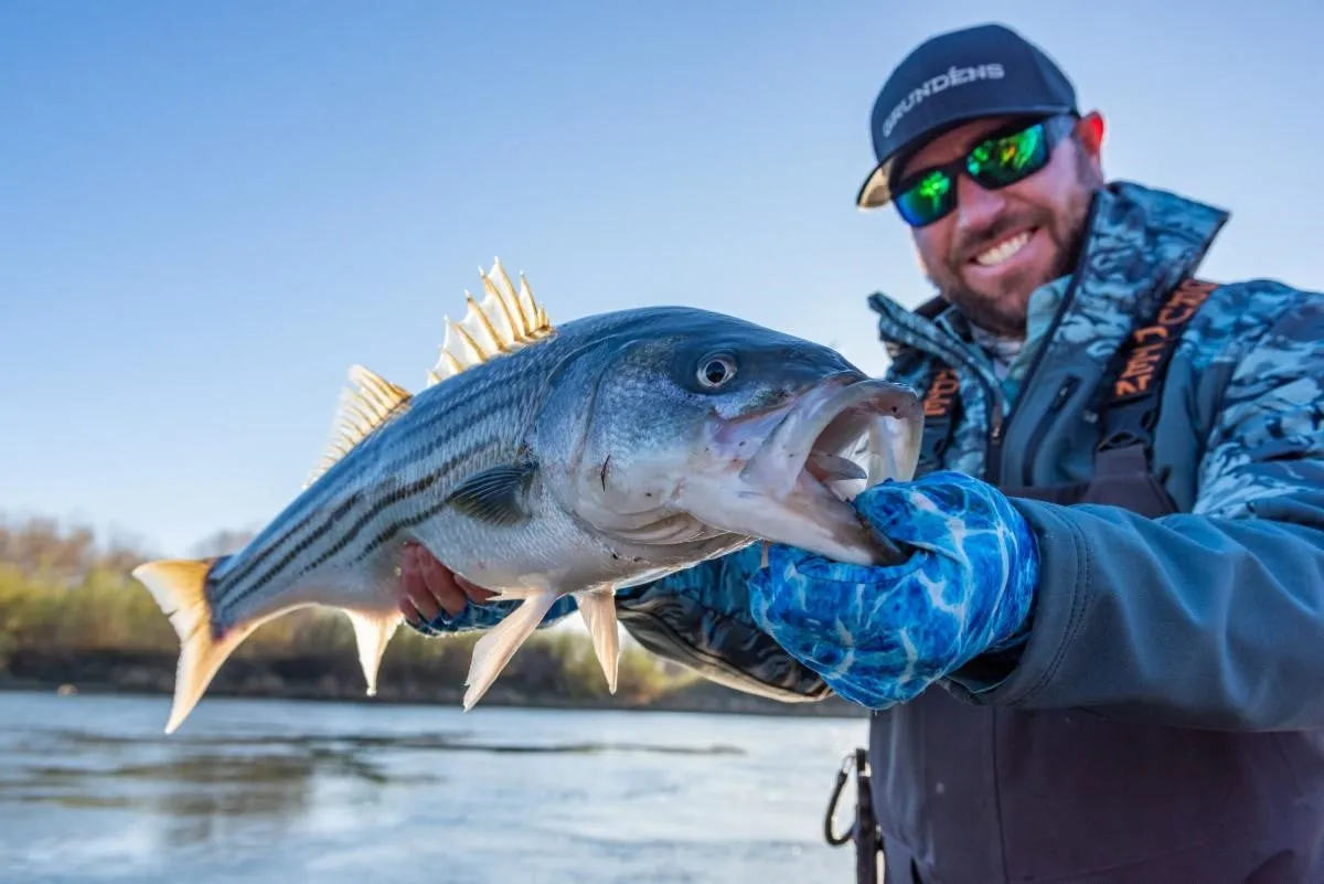 Sun Fishing Glove - Blue Camo