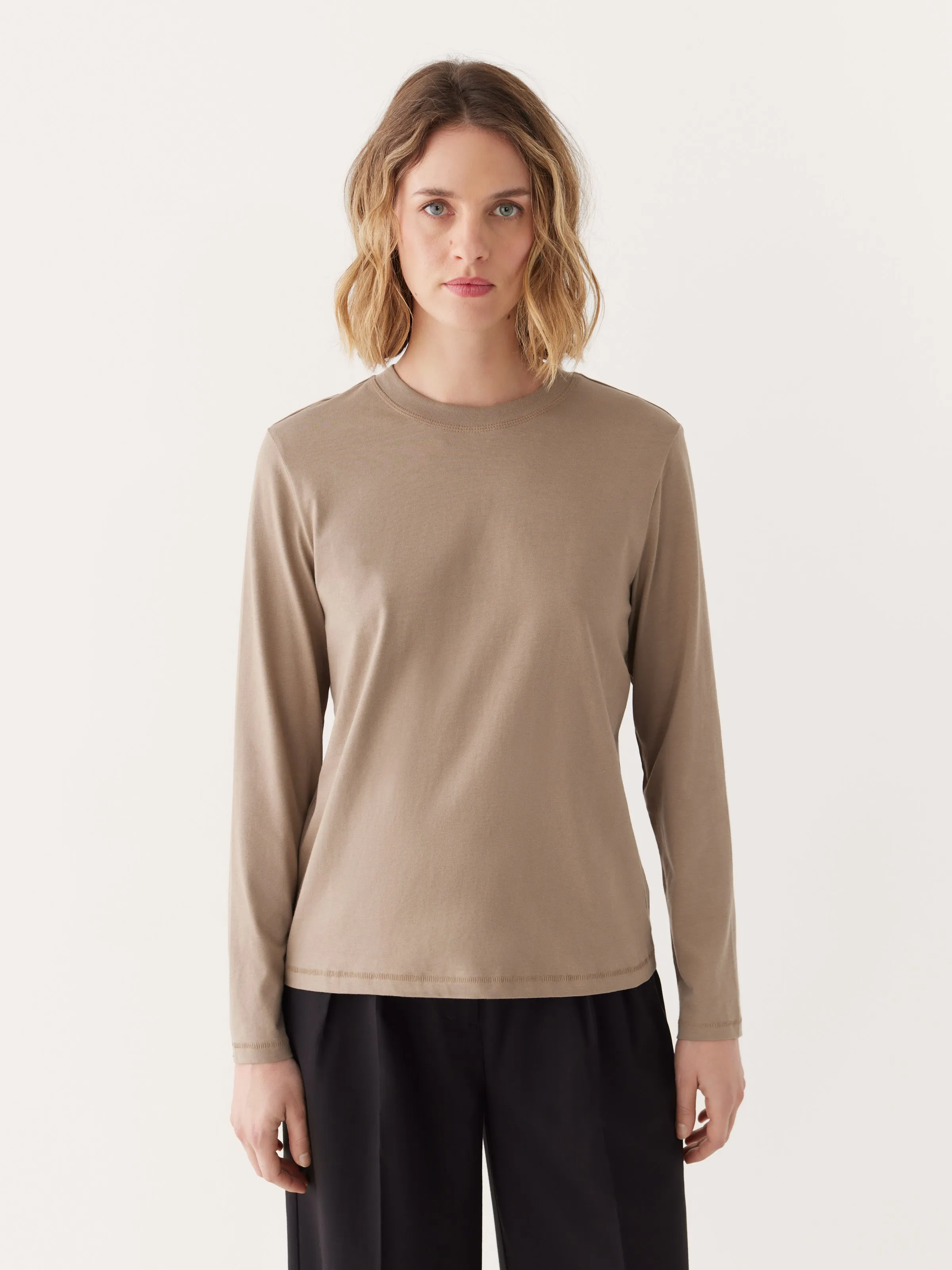 The Long Sleeve T-shirt in Champagne