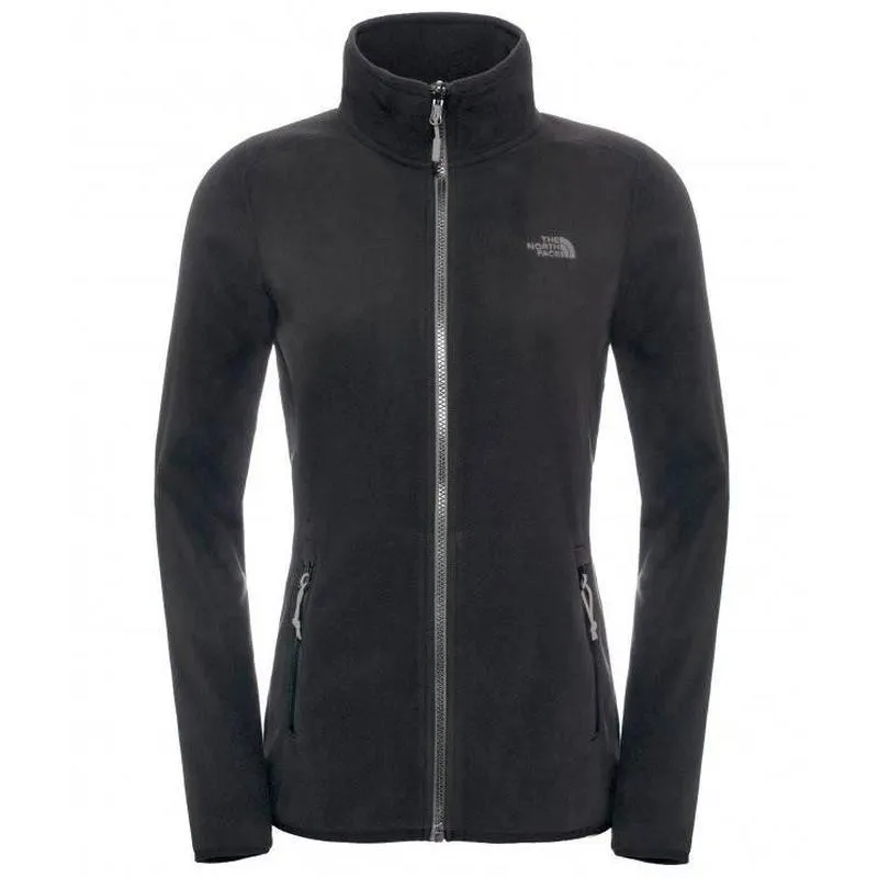 The North Face Women's 100 Glacier Full Zip Fleece Jacket Black