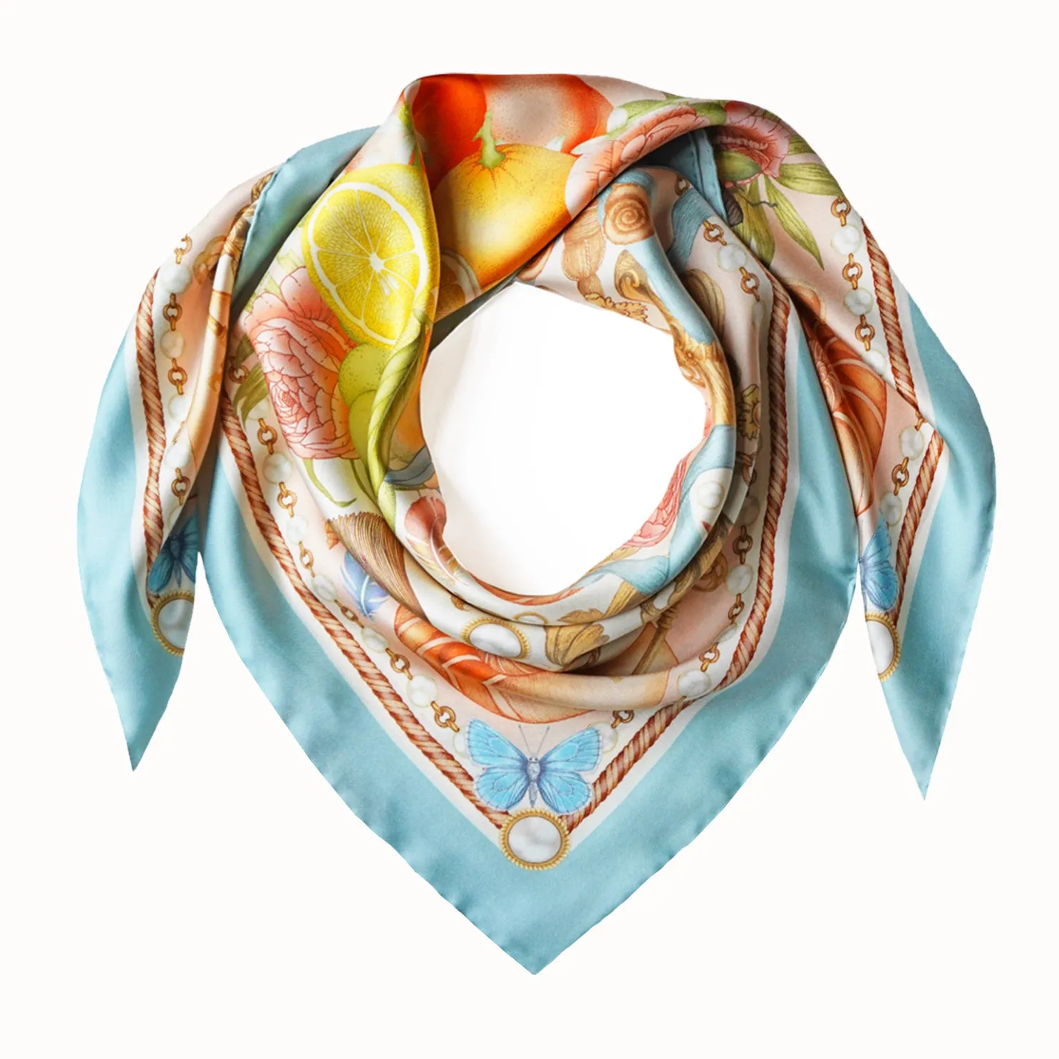 The Pearl Baroque Scarf | 130x130cm [Preorder]