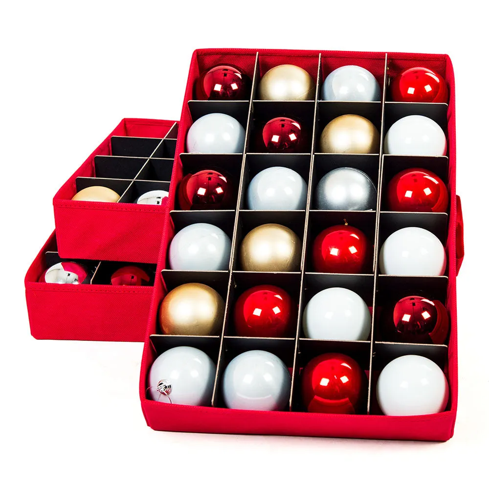 Three Drawer Ornament Box [72 Ornaments]