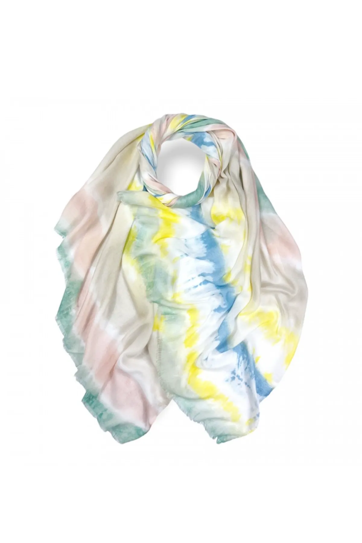 Tie Dye Print Scarf