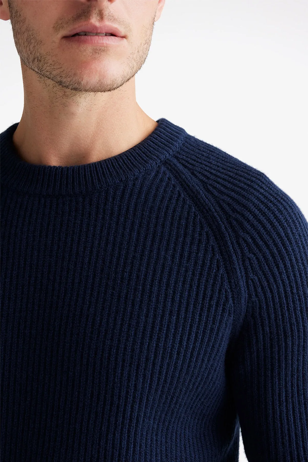 Toorallie | Heavy Gauge Ribbed Crew Knit