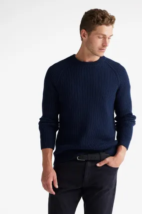 Toorallie | Heavy Gauge Ribbed Crew Knit