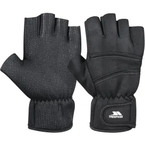 Trespass Adults Carradale Fingerless Gloves - Black