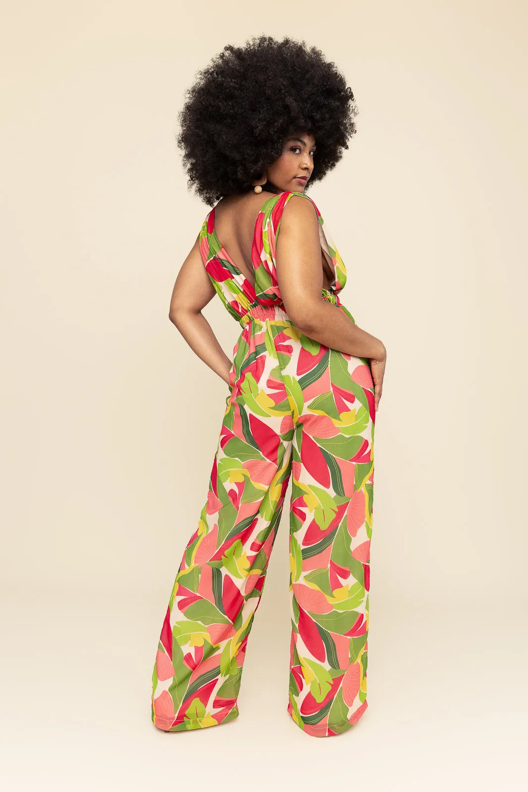 Tropica Plunge Jumpsuit (Final Sale)