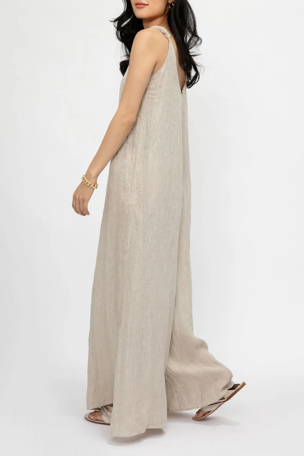 Tuta Athena Linen Jumpsuit in Riga Sole