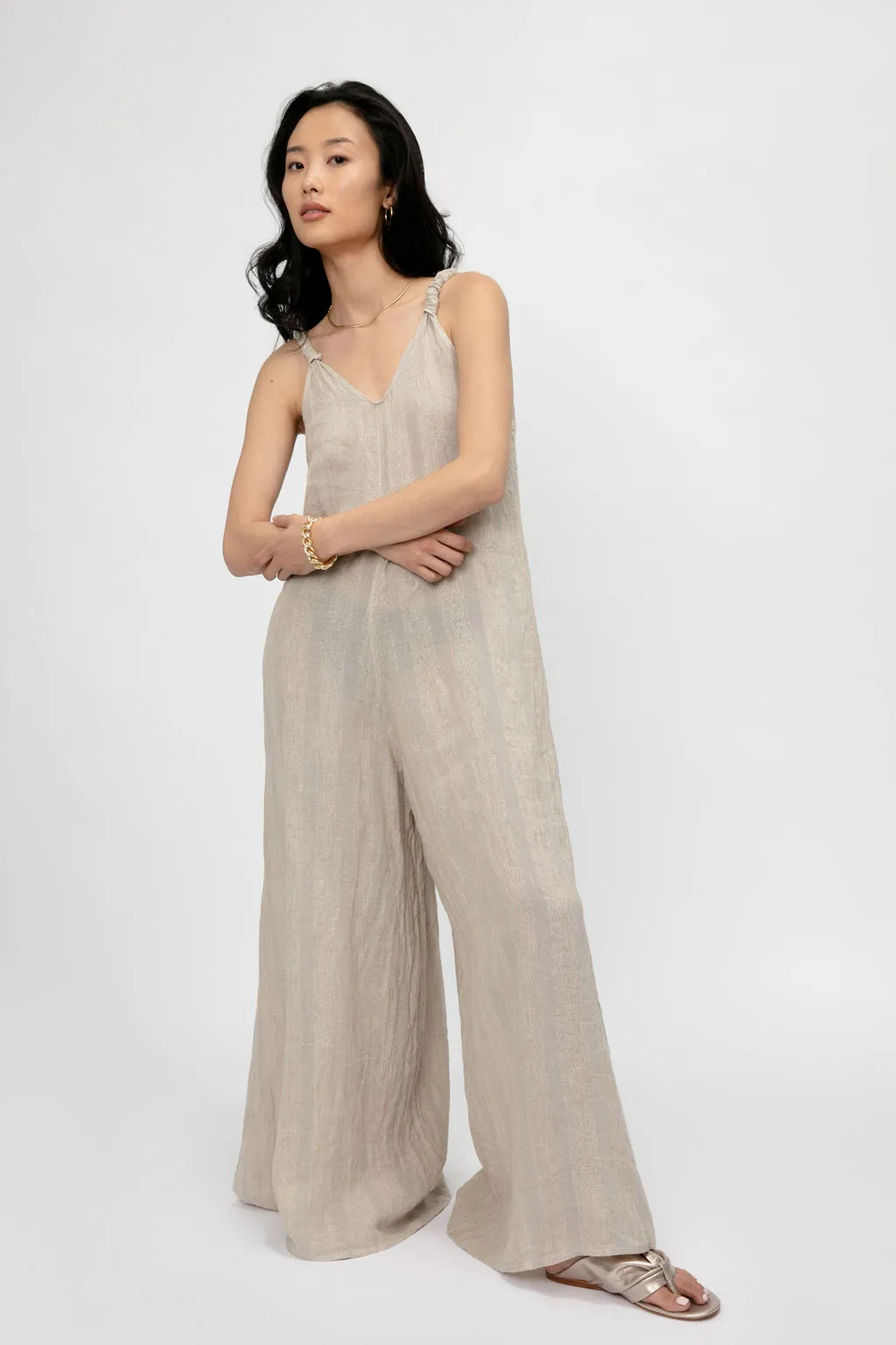 Tuta Athena Linen Jumpsuit in Riga Sole