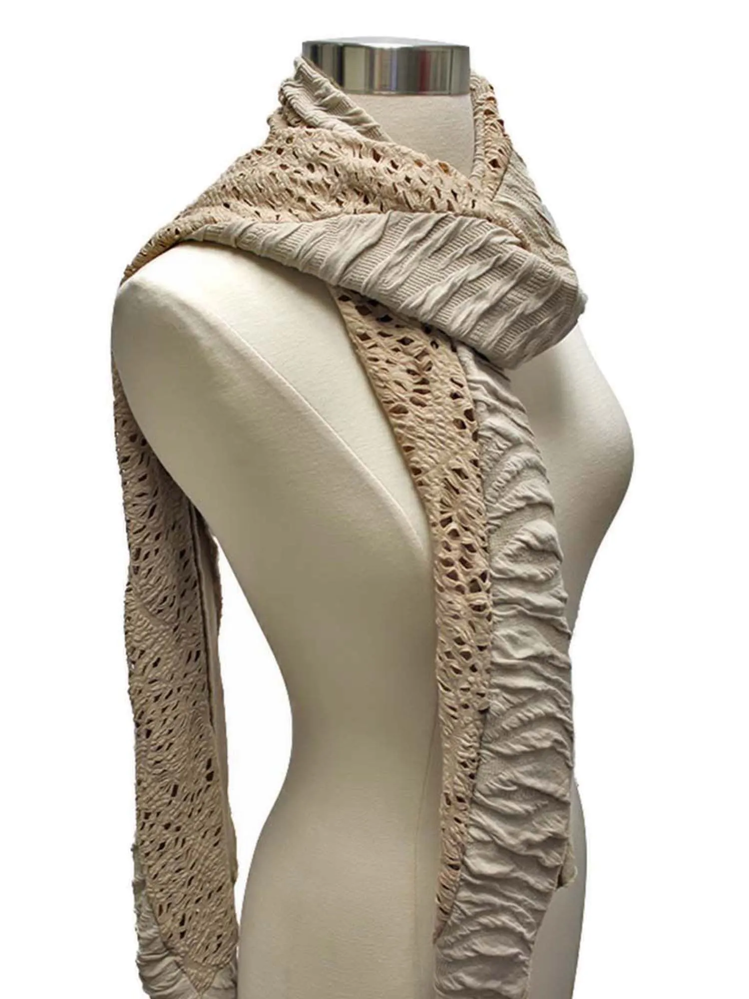 Unique Textured Oblong Scarf