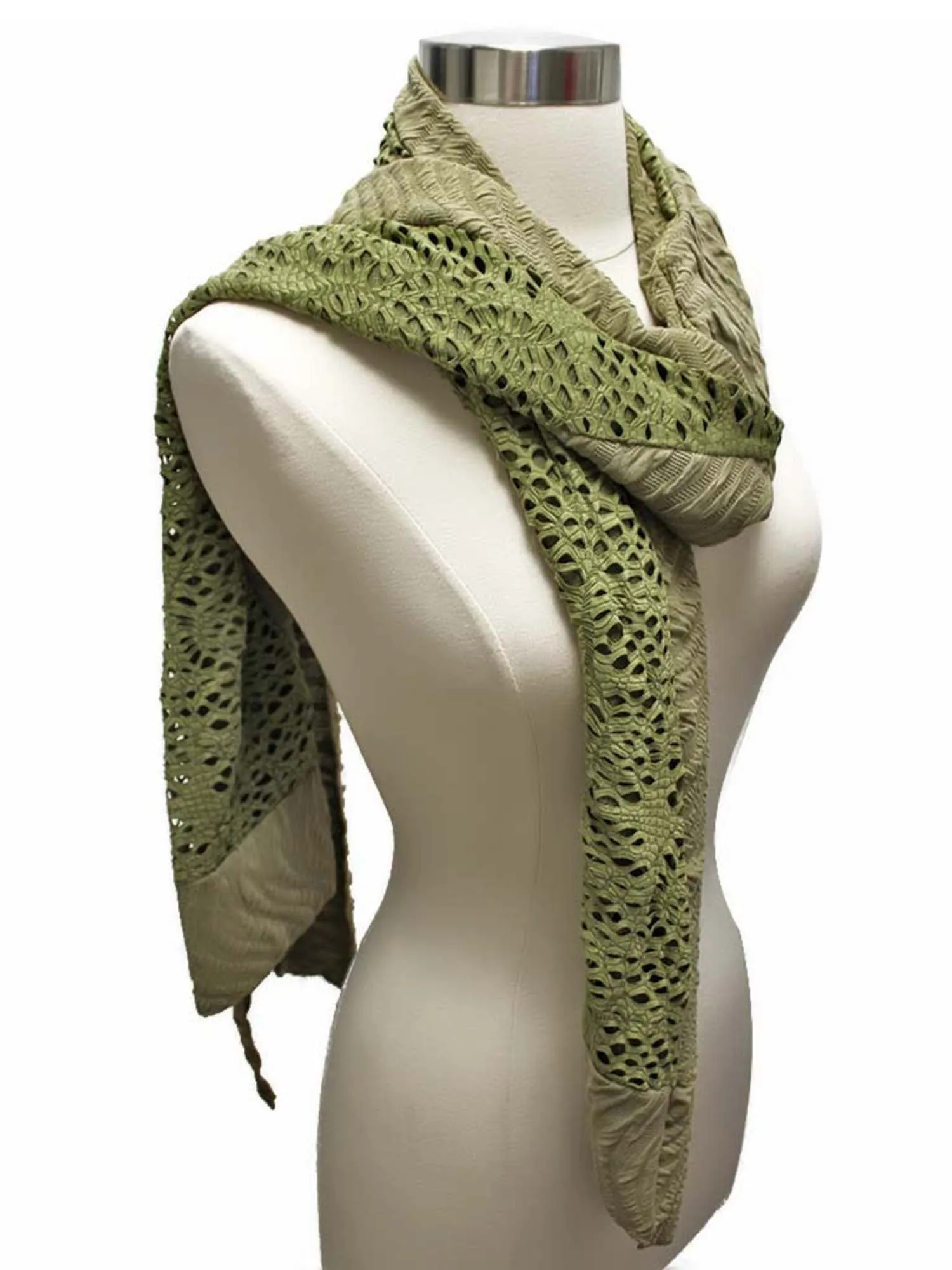 Unique Textured Oblong Scarf