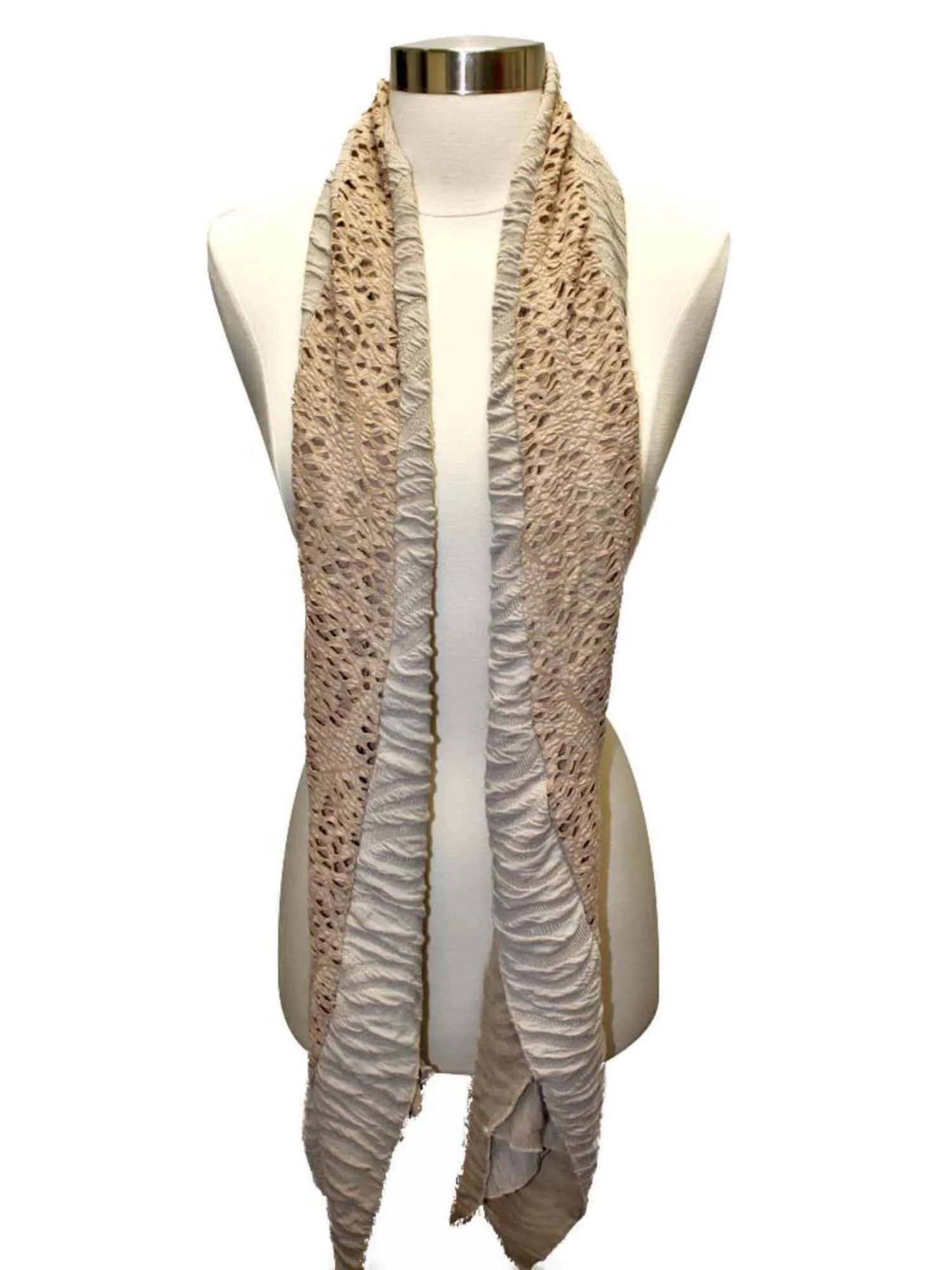 Unique Textured Oblong Scarf